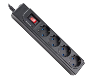 HAMA LISTWA ANTYPRZEPIĘCIOWA 4x SCHUKO 1,5M 2500W - 1313456 - zdjęcie 1